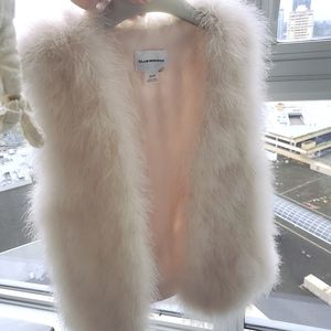 CLUB MONACO FUR VEST